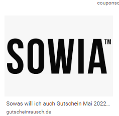Sowas Will Ich Auch Coupons